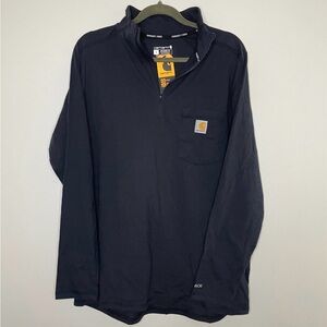 Carhartt Men's Navy Long Sleeve Shirt